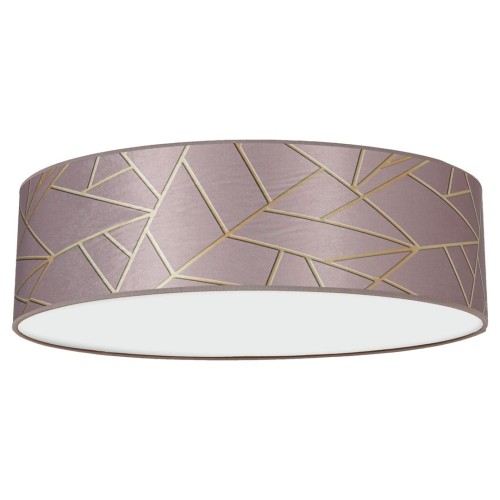 Lampa sufitowa ZIGGY PINK Gold/Pink 3xE27 O50cm MLP7586 Milagro