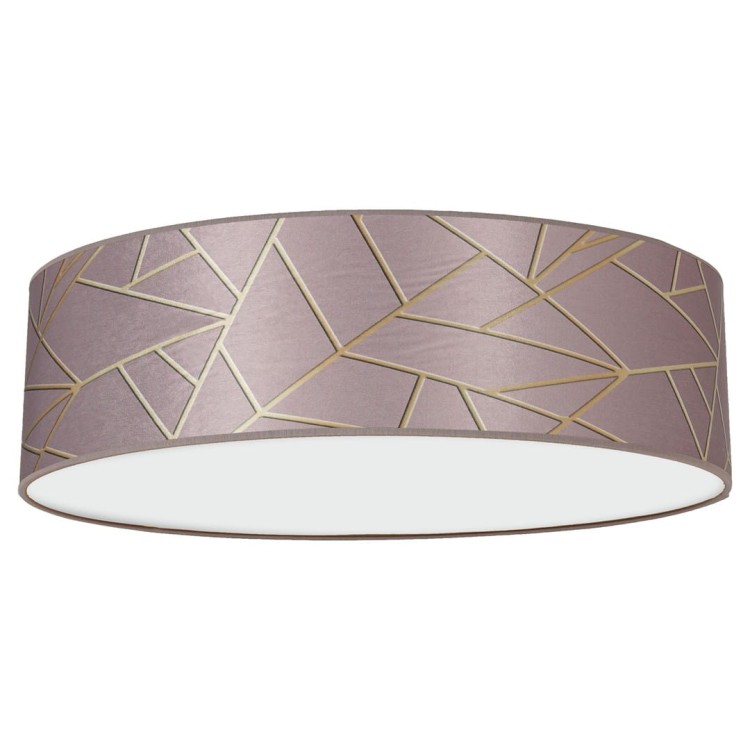 Lampa sufitowa ZIGGY PINK Gold/Pink 3xE27 O50cm MLP7586 Milagro