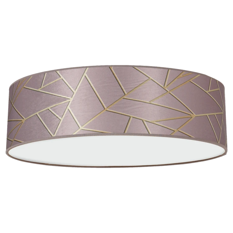 Lampa sufitowa ZIGGY PINK Gold/Pink 3xE27 O50cm MLP7586 Milagro
