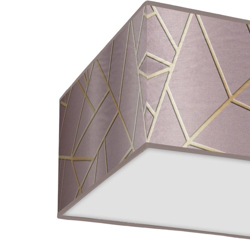 Lampa sufitowa ZIGGY PINK Gold/Pink 2xE27 MLP7588 Milagro