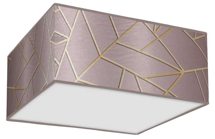 Lampa sufitowa ZIGGY PINK Gold/Pink 2xE27 MLP7588 Milagro