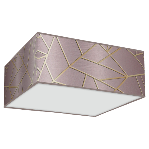 Lampa sufitowa ZIGGY PINK Gold/Pink 3xE27 MLP7589 Milagro