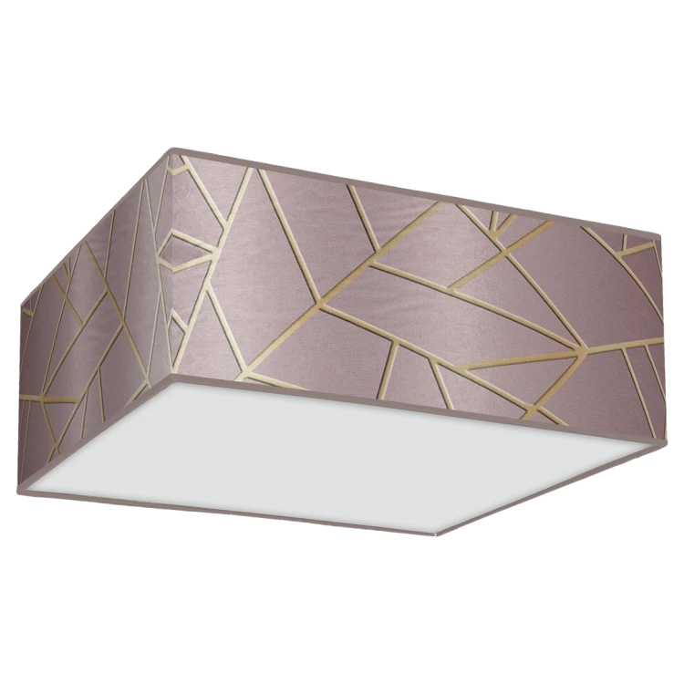 Lampa sufitowa ZIGGY PINK Gold/Pink 3xE27 MLP7589 Milagro