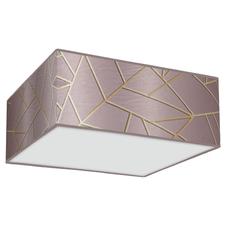 Lampa sufitowa ZIGGY PINK Gold/Pink 3xE27 MLP7589 Milagro