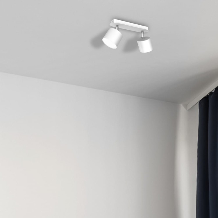 Lampa sufitowa DIXIE WHITE 2xGX53 MLP7595 Milagro