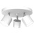 Lampa sufitowa DIXIE WHITE 3xGX53 MLP7597 Milagro