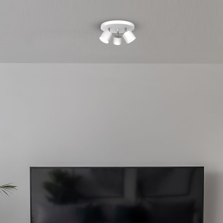 Lampa sufitowa DIXIE WHITE 3xGX53 MLP7597 Milagro