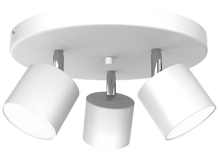 Lampa sufitowa DIXIE WHITE 3xGX53 MLP7597 Milagro
