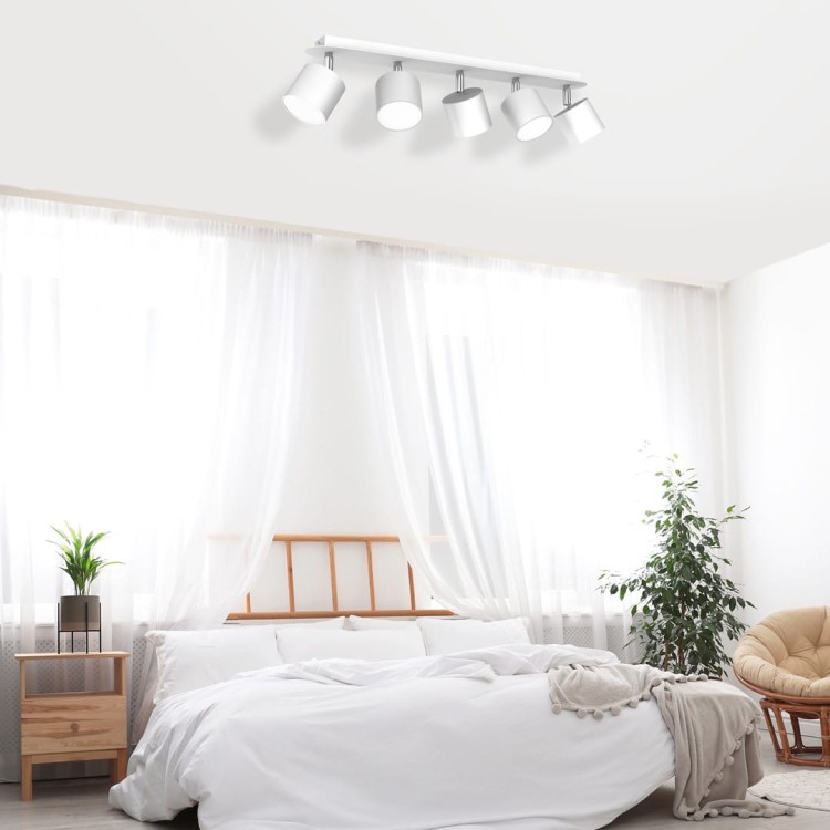 Lampa sufitowa DIXIE WHITE 5xGX53 MLP7598 Milagro