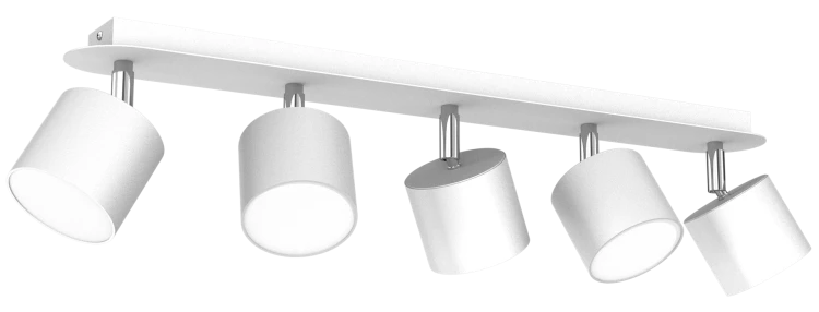 Lampa sufitowa DIXIE WHITE 5xGX53 MLP7598 Milagro
