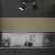 Lampa sufitowa DIXIE BLACK 2xGX53 MLP7600 Milagro