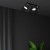 Lampa sufitowa DIXIE BLACK 3xGX53 MLP7601 Milagro