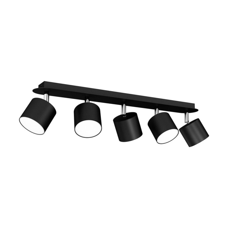 Lampa sufitowa DIXIE BLACK 5xGX53 MLP7603 Milagro