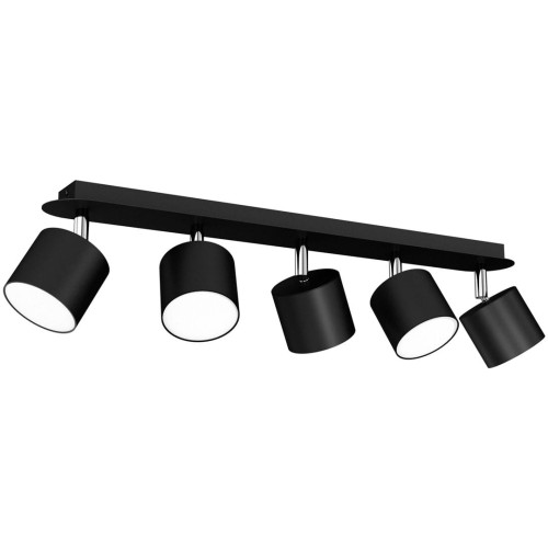 Lampa sufitowa DIXIE BLACK 5xGX53 MLP7603 Milagro