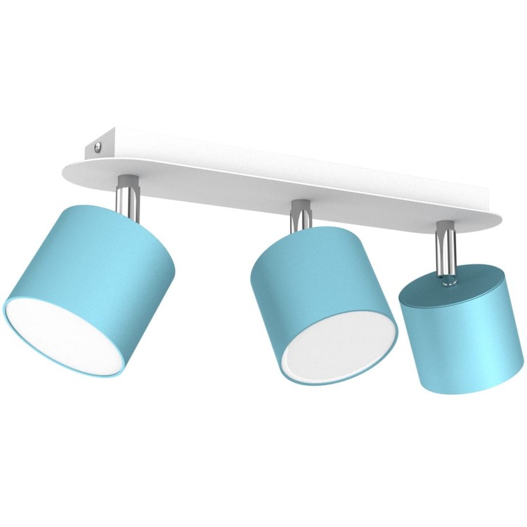 Lampa sufitowa DIXIE BLUE/WHITE 3xGX53 MLP7606 Milagro