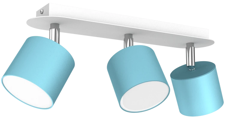 Lampa sufitowa DIXIE BLUE/WHITE 3xGX53 MLP7606 Milagro