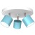 Lampa sufitowa DIXIE BLUE/WHITE 3xGX53 MLP7607 Milagro