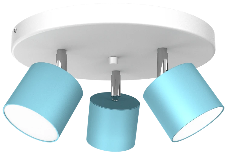 Lampa sufitowa DIXIE BLUE/WHITE 3xGX53 MLP7607 Milagro
