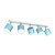 Lampa sufitowa DIXIE BLUE/WHITE 5xGX53 MLP7608 Milagro