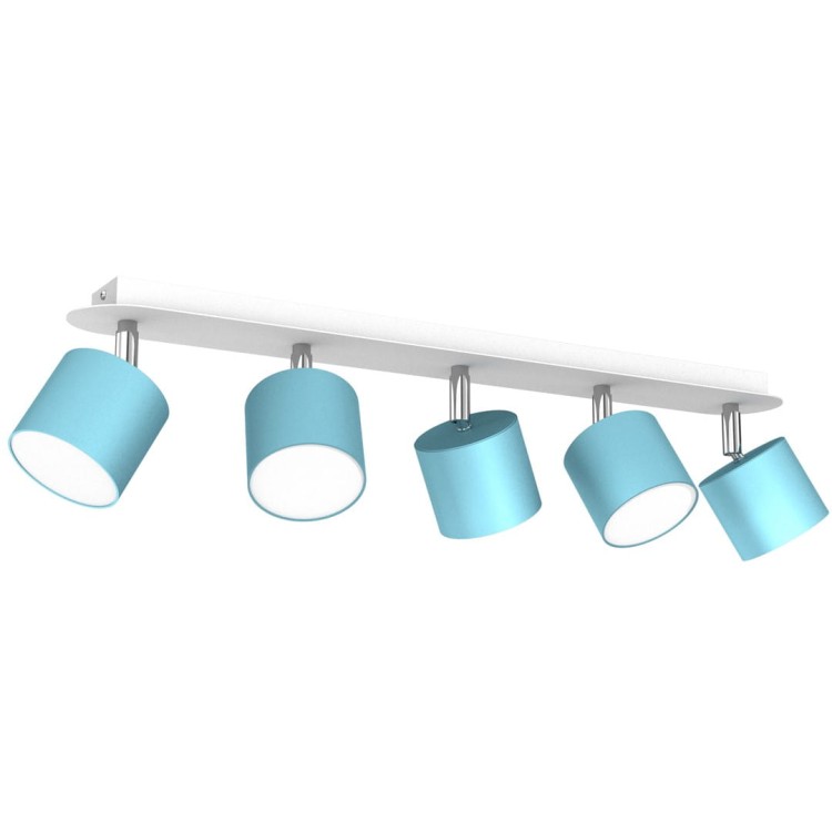 Lampa sufitowa DIXIE BLUE/WHITE 5xGX53 MLP7608 Milagro
