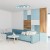 Lampa sufitowa DIXIE BLUE/WHITE 5xGX53 MLP7608 Milagro