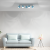 Lampa sufitowa DIXIE BLUE/WHITE 5xGX53 MLP7608 Milagro