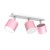 Lampa sufitowa DIXIE PINK 3xGX53 MLP7611 Milagro