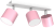 Lampa sufitowa DIXIE PINK 3xGX53 MLP7611 Milagro