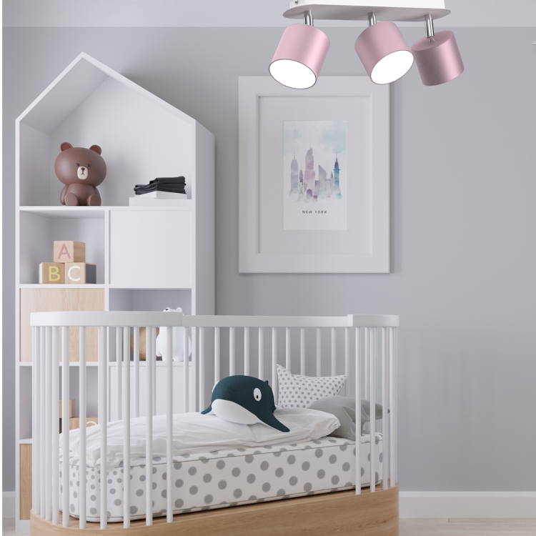 Lampa sufitowa DIXIE PINK 3xGX53 MLP7611 Milagro