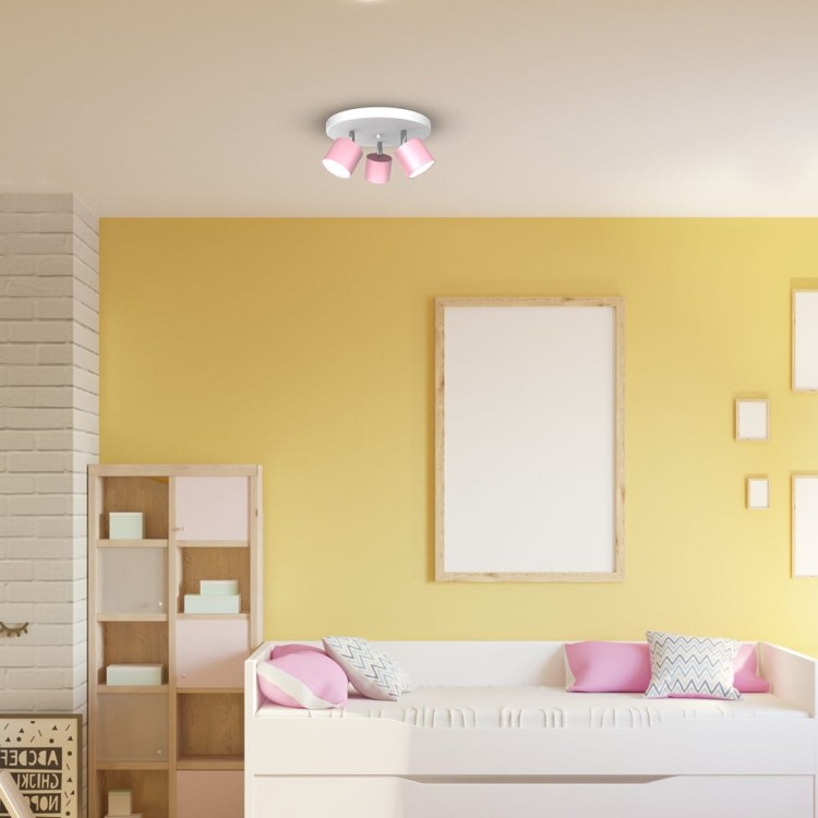 Lampa sufitowa DIXIE PINK 3xGX53 MLP7612 Milagro
