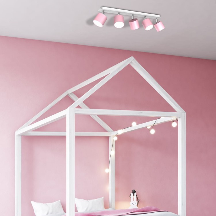Lampa sufitowa DIXIE PINK 5xGX53 MLP7613 Milagro