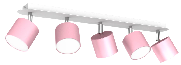 Lampa sufitowa DIXIE PINK 5xGX53 MLP7613 Milagro