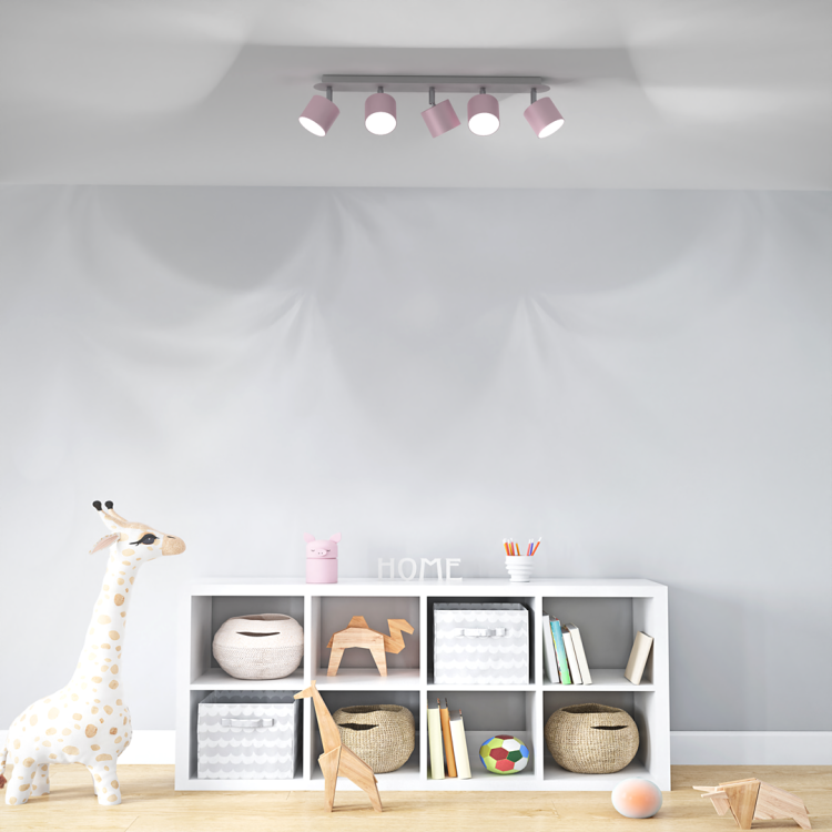 Lampa sufitowa DIXIE PINK 5xGX53 MLP7613 Milagro