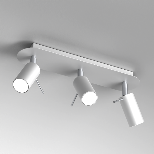 Lampa sufitowa PRESTON WHITE/CHROME 3x mini GU10 MLP7616 Milagro