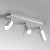 Lampa sufitowa PRESTON WHITE/CHROME 3x mini GU10 MLP7616 Milagro