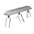 Lampa sufitowa PRESTON WHITE/CHROME 3x mini GU10 MLP7616 Milagro