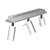 Lampa sufitowa PRESTON WHITE/CHROME 3x mini GU10 MLP7616 Milagro
