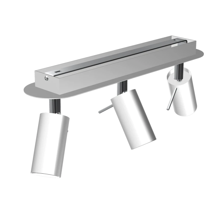 Lampa sufitowa PRESTON WHITE/CHROME 3x mini GU10 MLP7616 Milagro