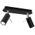Lampa sufitowa PRESTON BLACK/CHROME 2x mini GU10 MLP7619 Milagro