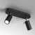 Lampa sufitowa PRESTON BLACK/CHROME 2x mini GU10 MLP7619 Milagro