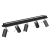 Lampa sufitowa PRESTON BLACK/CHROME 5x mini GU10 MLP7621 Milagro