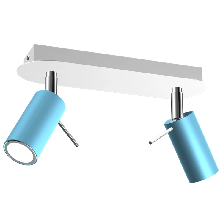 Lampa sufitowa PRESTON BLUE/WHITE 2x mini GU10 MLP7623 Milagro