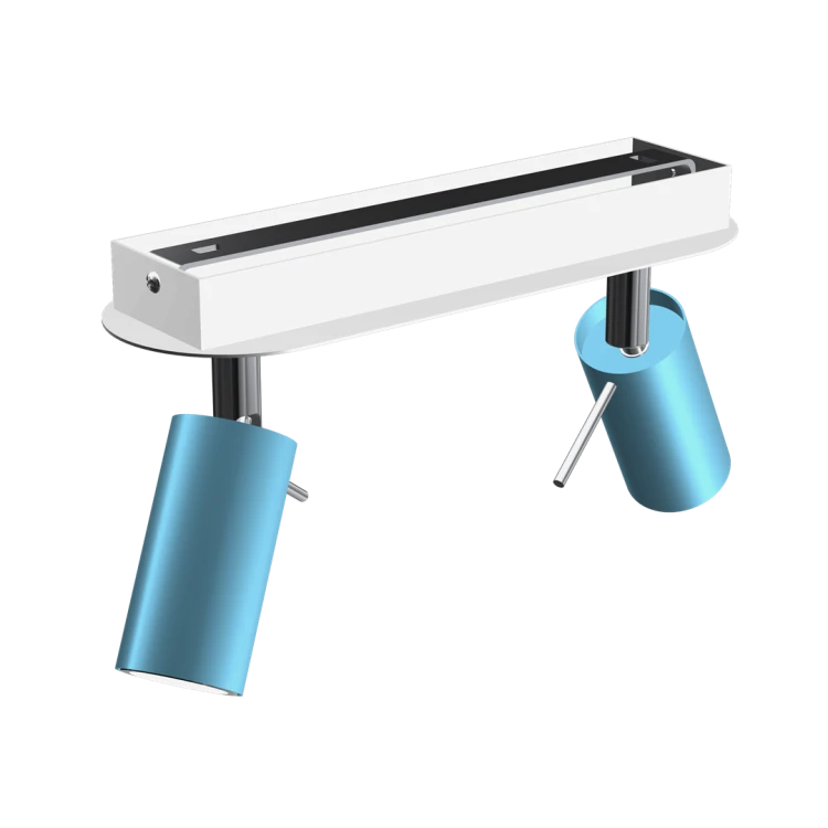 Lampa sufitowa PRESTON BLUE/WHITE 2x mini GU10 MLP7623 Milagro