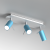 Lampa sufitowa PRESTON BLUE/WHITE 3x mini GU10 MLP7624 Milagro