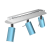 Lampa sufitowa PRESTON BLUE/WHITE 3x mini GU10 MLP7624 Milagro