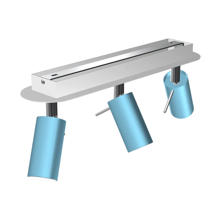 Lampa sufitowa PRESTON BLUE/WHITE 3x mini GU10 MLP7624 Milagro