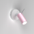 Kinkiet PRESTON PINK/WHITE 1x mini GU10 MLP7626 Milagro
