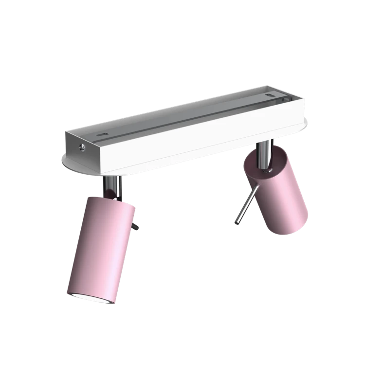 Lampa sufitowa PRESTON PINK/WHITE 2x mini GU10 MLP7627 Milagro
