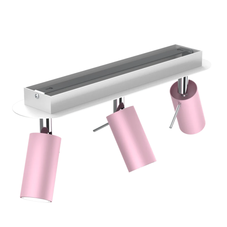 Lampa sufitowa PRESTON PINK/WHITE 3x mini GU10 MLP7628 Milagro