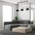 Lampa wisząca ERIK Sawn black/Patinated wood 3XE27 MLP7640 Milagro